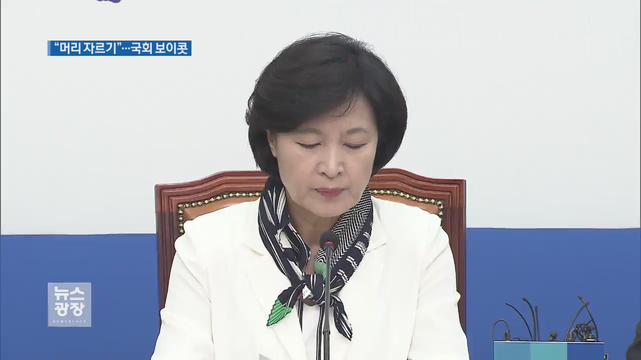 ‘머리 자르기’ 발언 파문…국민의당 “국회 일정 보이콧”