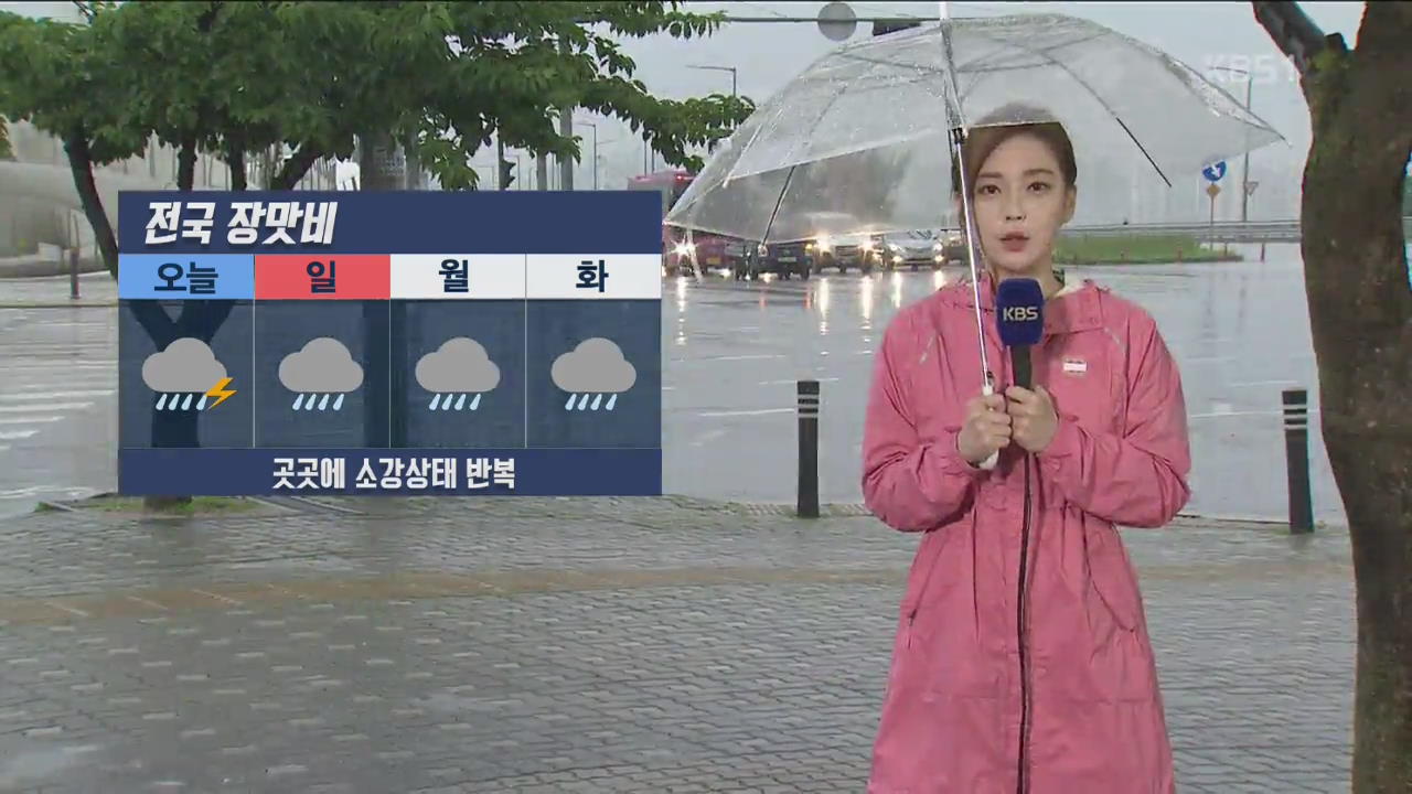 경기 북동부·영서 북부 호우특보…주말 전국 장맛비