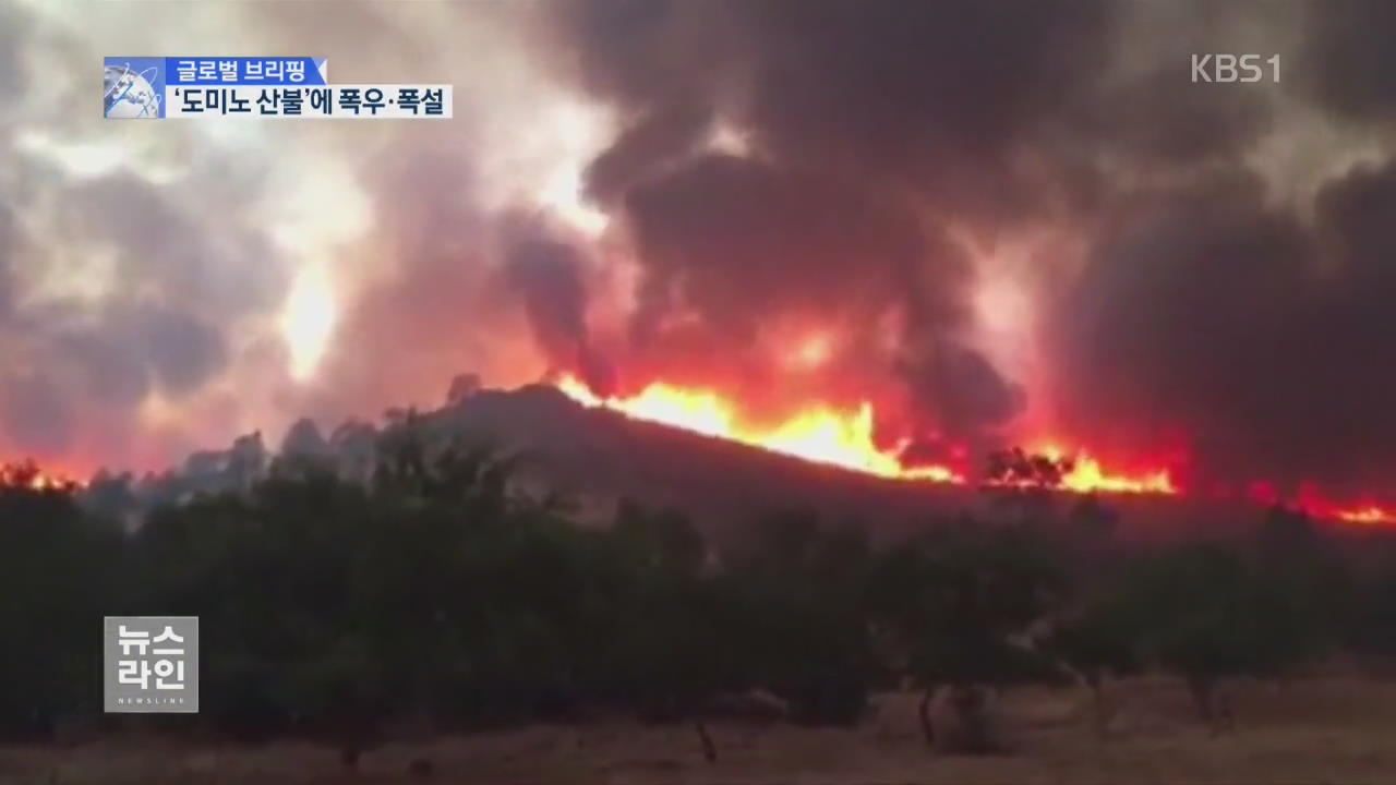 [글로벌 브리핑] ‘도미노 산불’에 폭우·폭설까지…