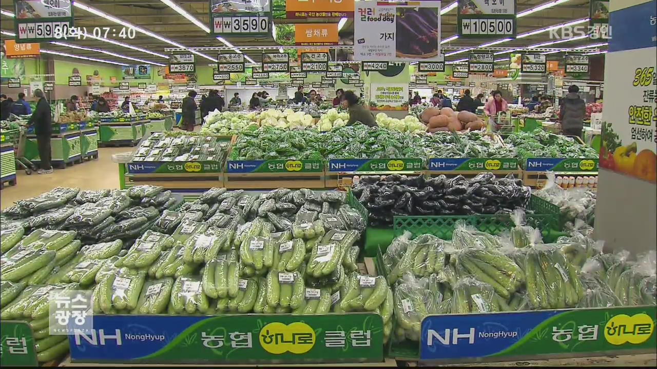 오이 값 54% 올라…채소 가격 폭등세