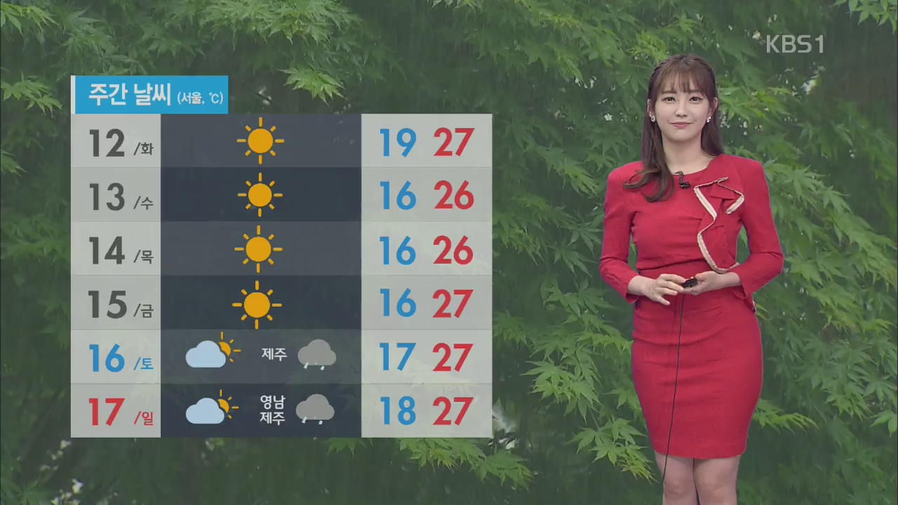 전국에 비…충청·남부 호우특보