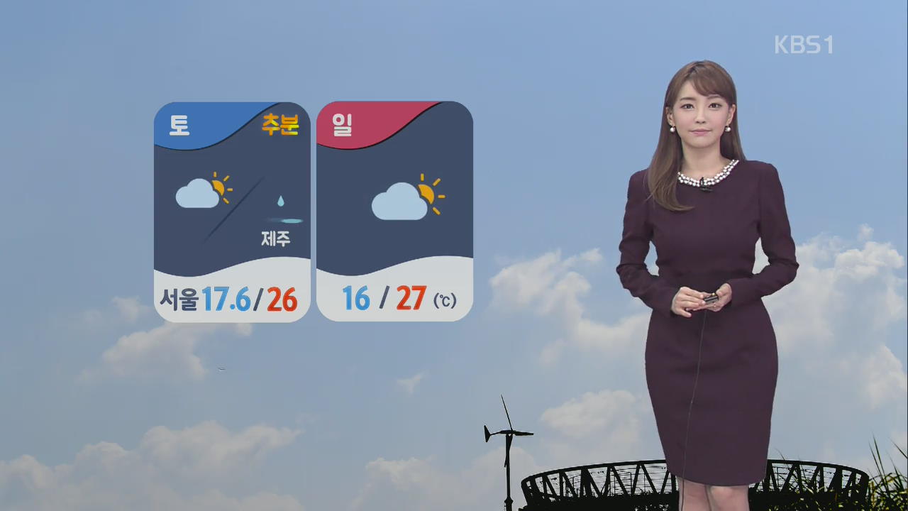 서쪽 황사 영향으로 미세먼지↑… 제주 빗방울