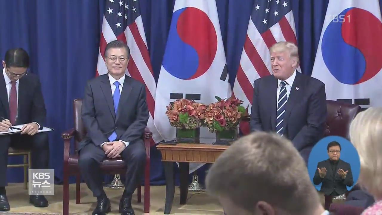 文 대통령-트럼프, 다음달 초 서울서 한미정상회담