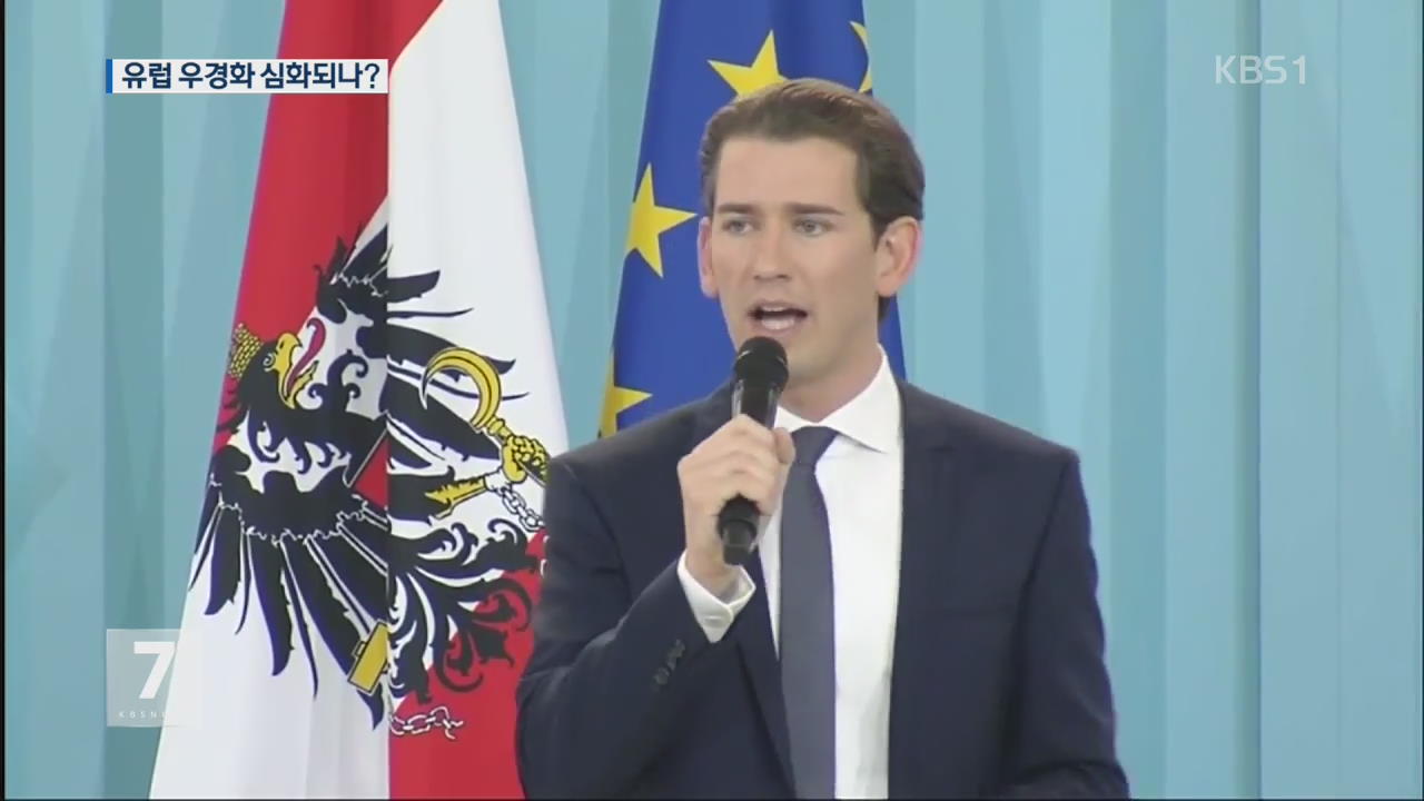 오스트리아 총선 ‘우파’ 승리…유럽 우경화 가속