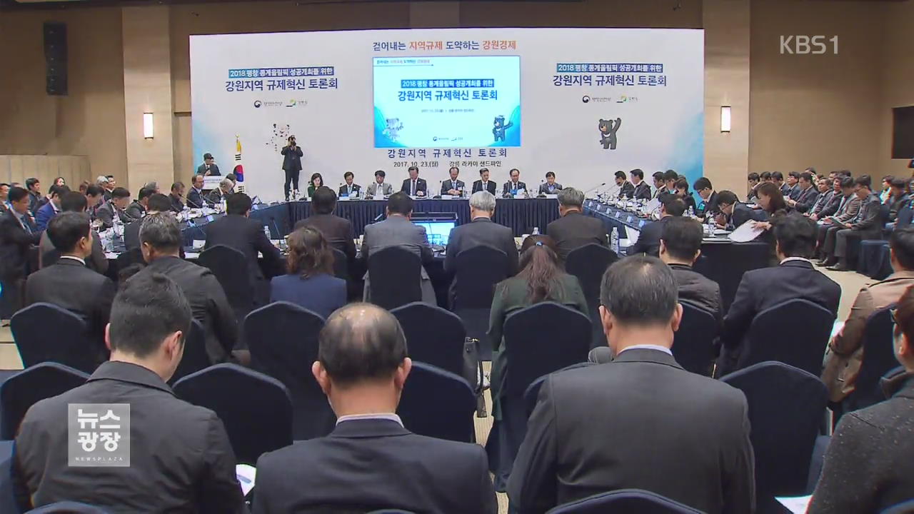 평창올림픽 성공 지원 ‘규제 혁신 토론회’ 개최