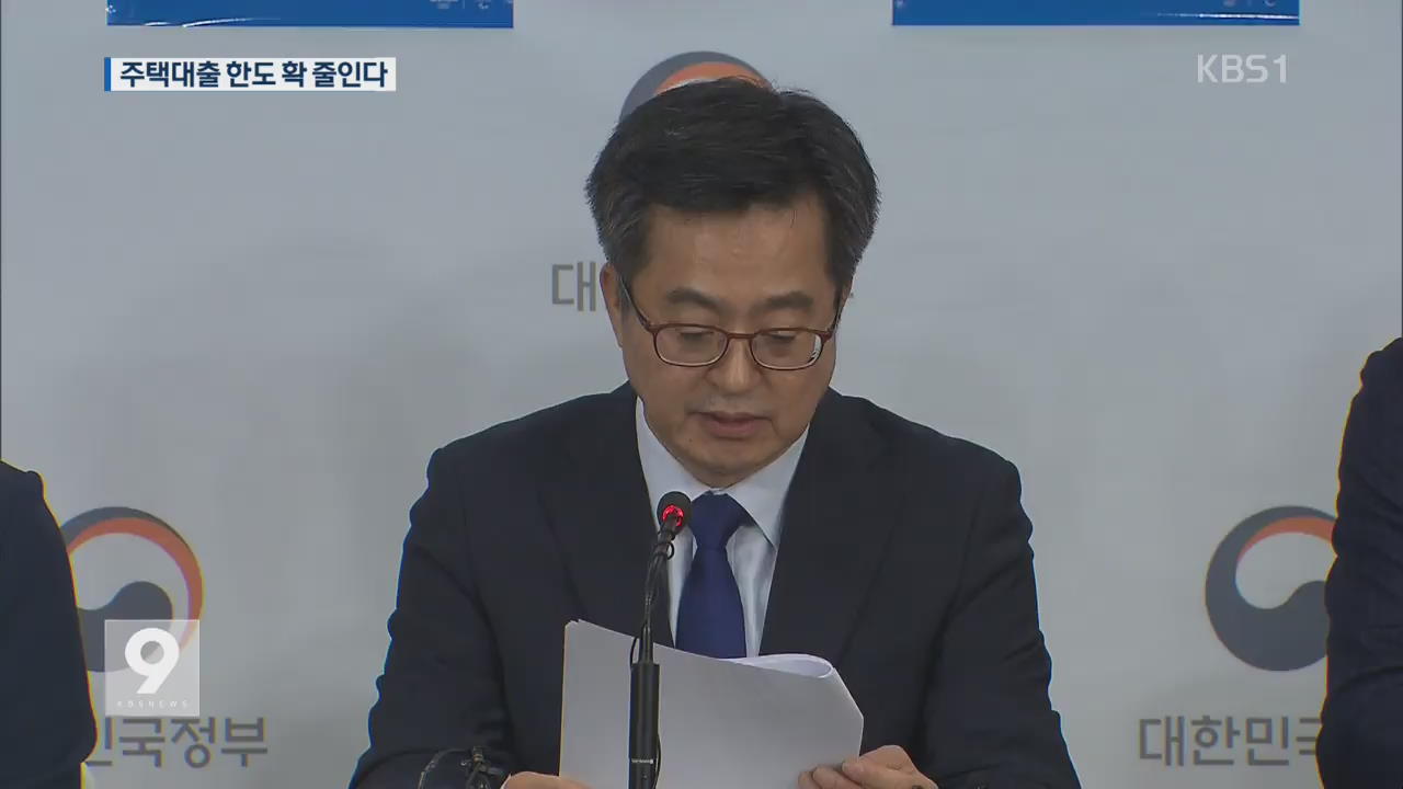 집은 한 채만…주택 대출 ‘죄고’ 취약층은 ‘지원’