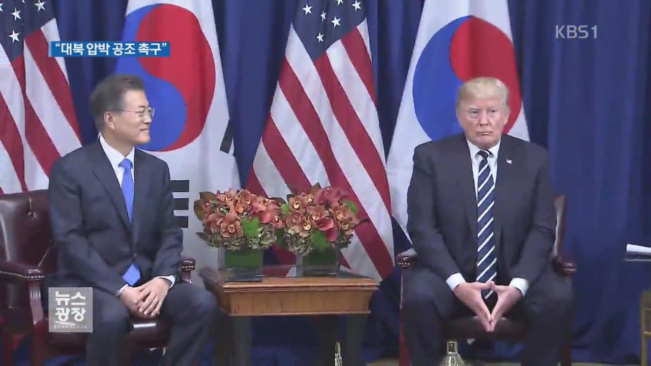 “트럼프, 대북 압박 국제공조 촉구…DMZ 방문 제외”