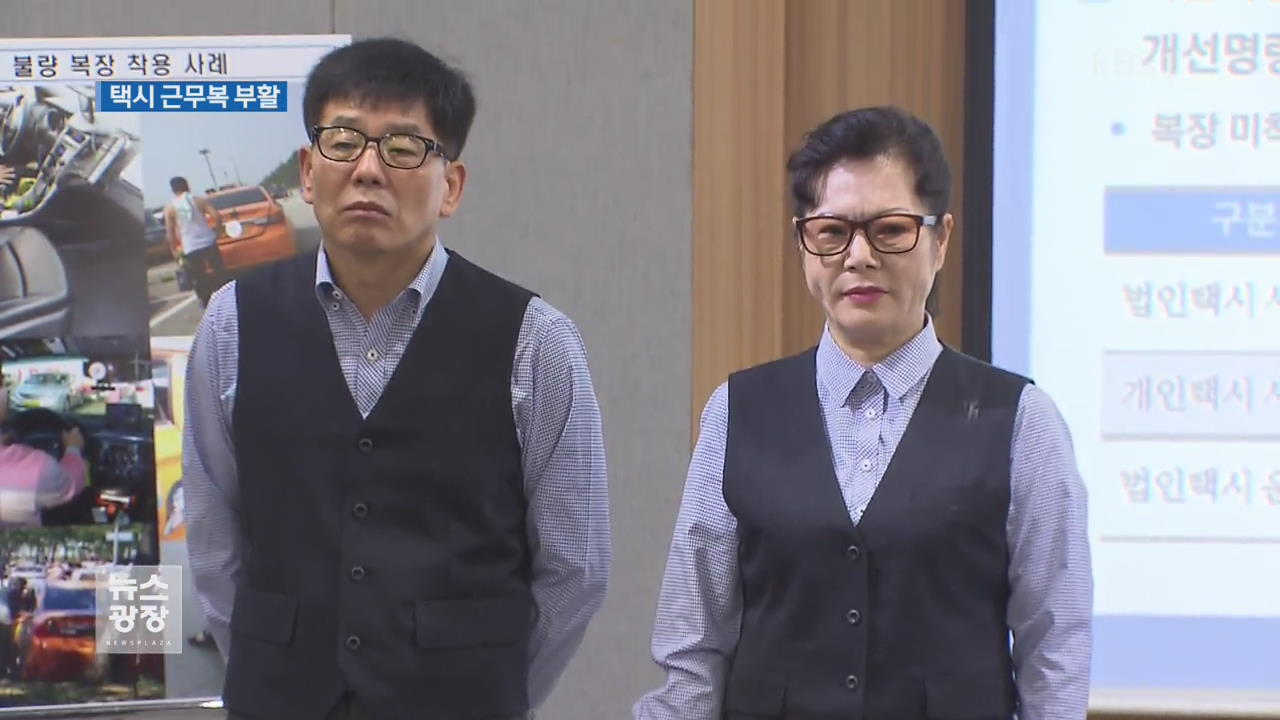 서울 택시기사 근무복 부활…“신뢰” vs “불편”