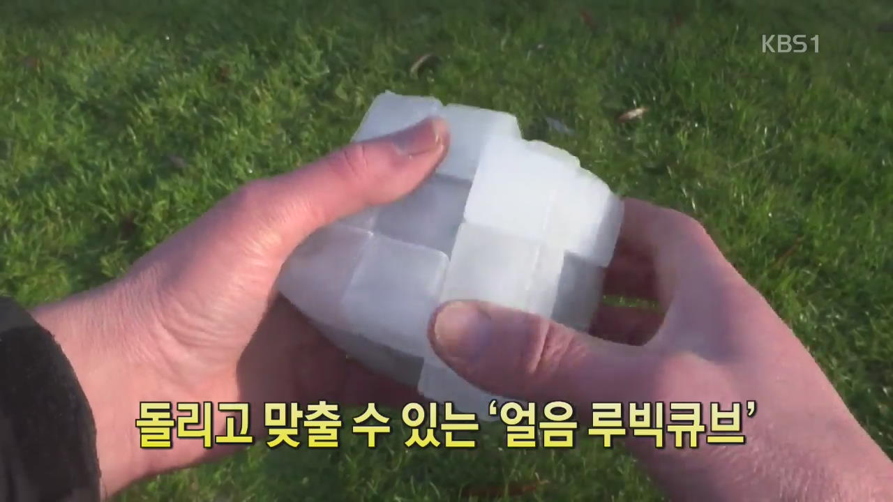 [디지털 광장] 돌리고 맞출 수 있는 ‘얼음 루빅 큐브’