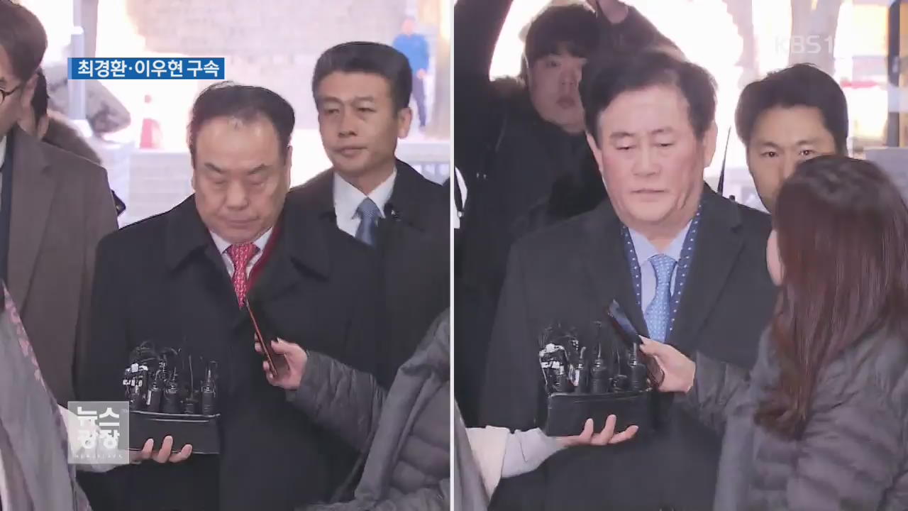 최경환·이우현 의원 나란히 구속…文 정부 첫 현역의원 구속