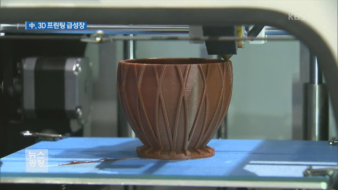 中, 3D 프린팅 새 강자…“추격 넘어 선도”