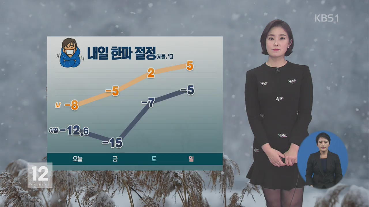 제주·서해안 폭설…전국 대부분 ‘한파 특보’