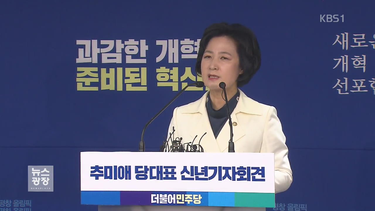 추미애 “이달 내 개헌안 확정”…홍준표 “남북회담 정치쇼”