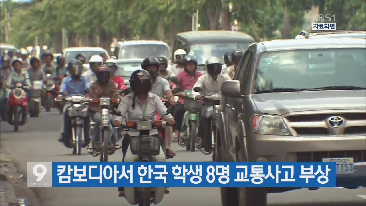 캄보디아서 한국 학생 8명 교통사고 부상