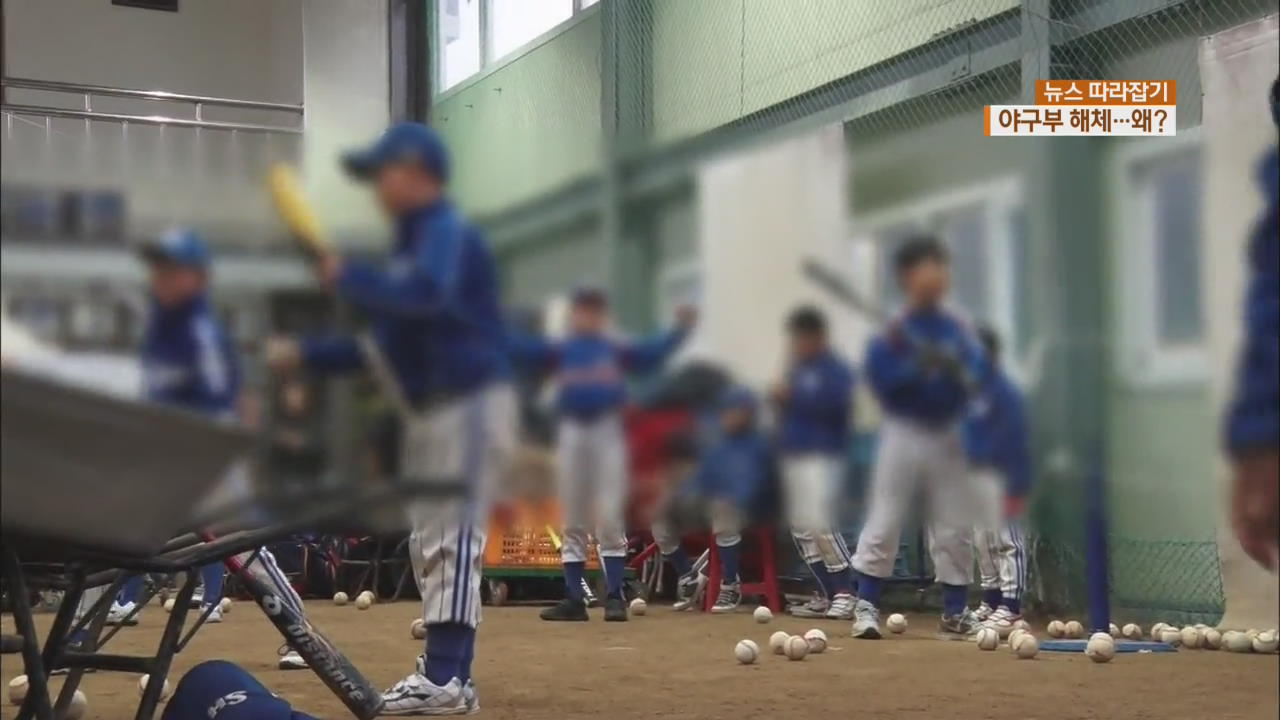 [뉴스 따라잡기] 37년 전통 초등학교 야구부 해체…학생 혼란