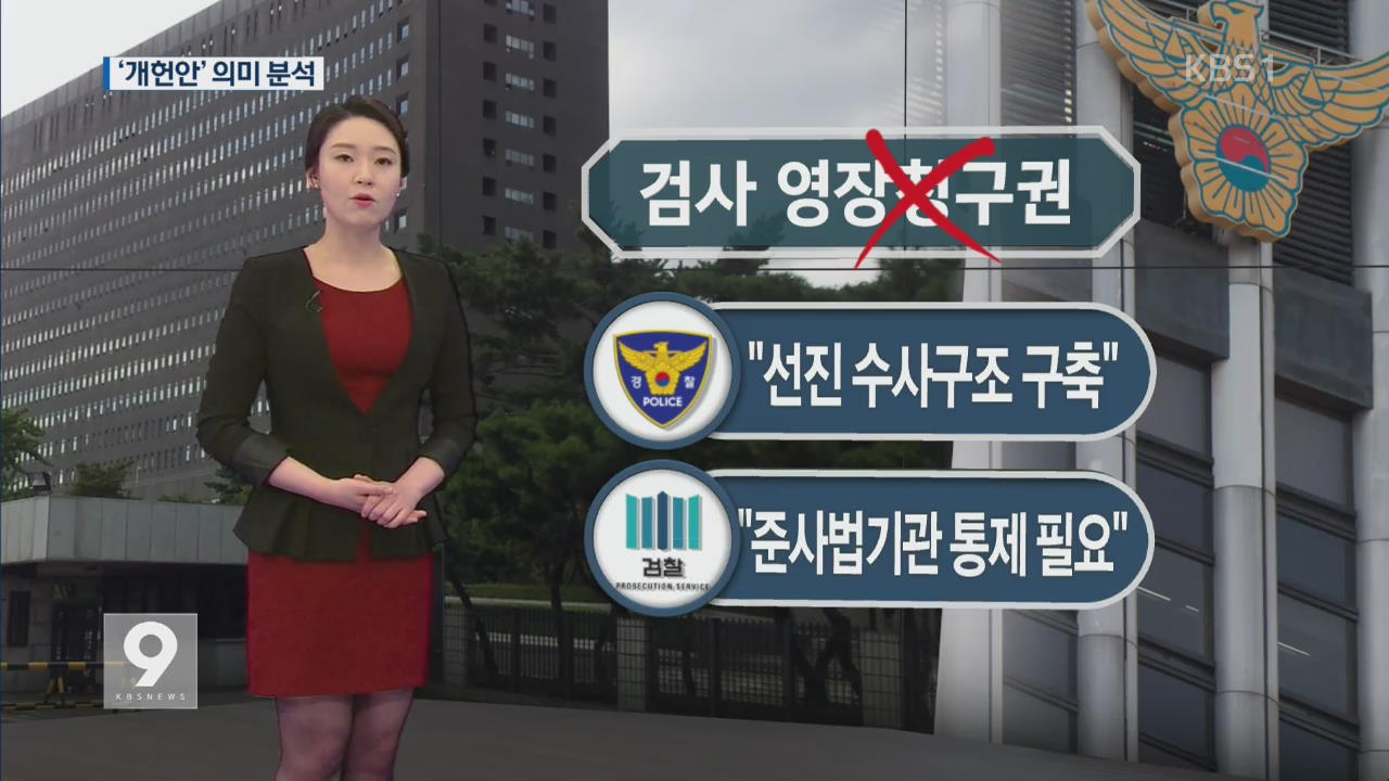 개헌안에 ‘생명권·안전권’ 신설…검사 영장청구권은 삭제