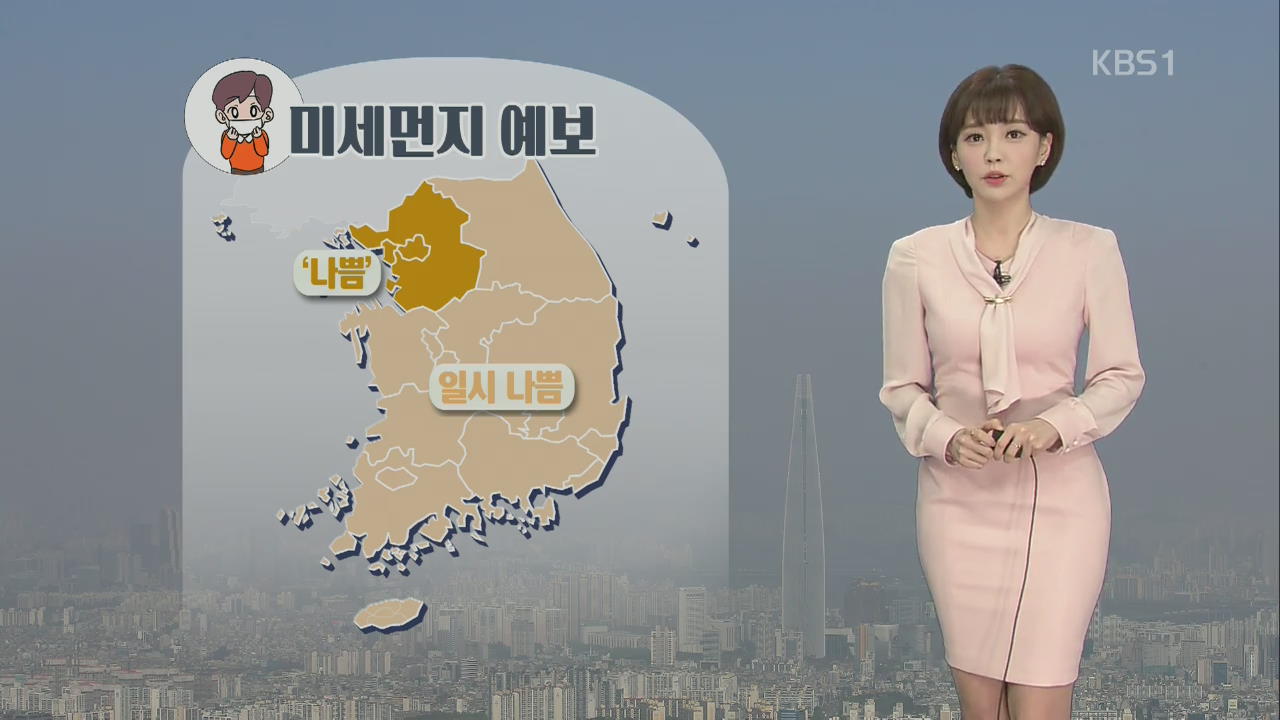 전국 곳곳 초미세먼지 주의보…출근길 마스크 꼭 챙기세요