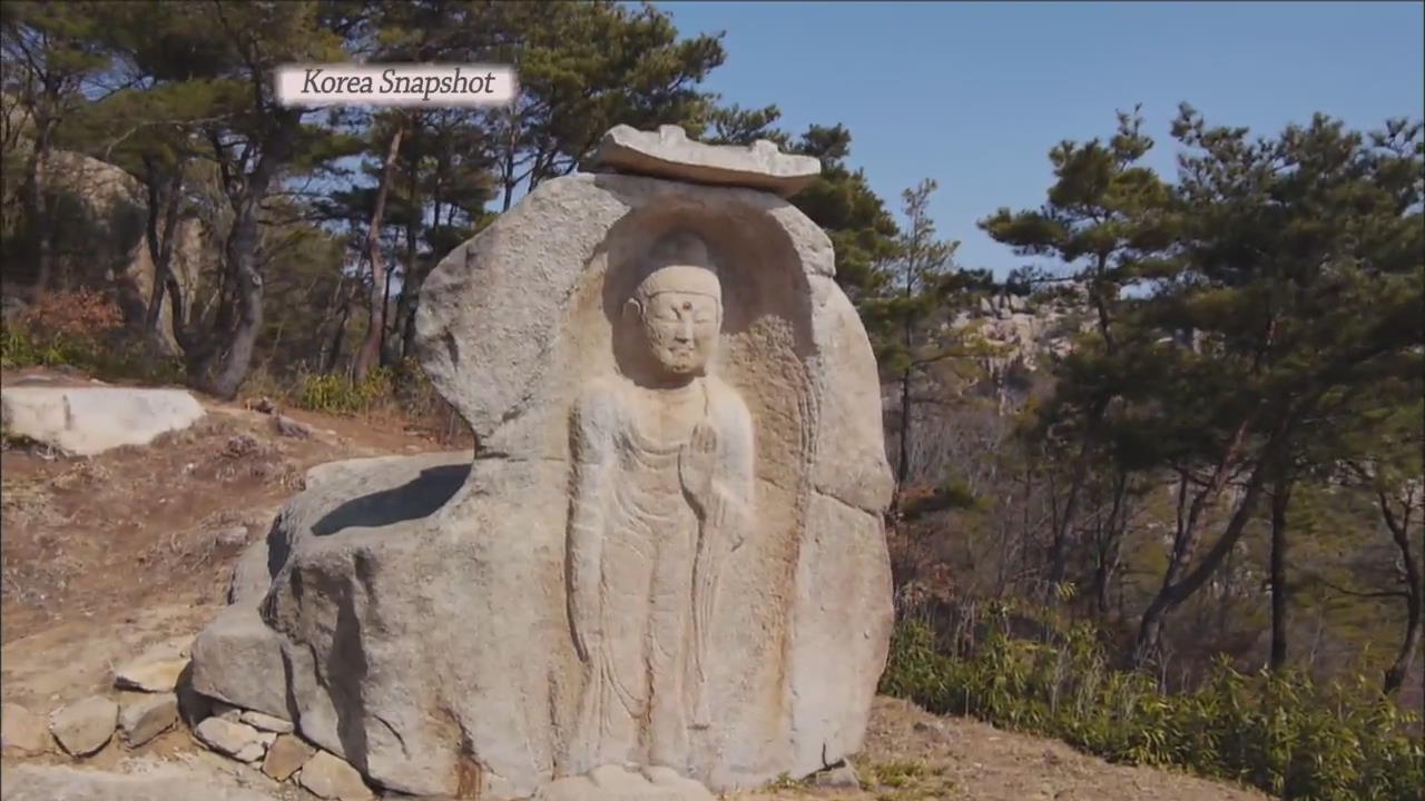 [Korea Snapshot] Rock-carved Standing Buddha