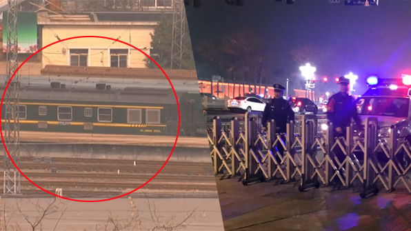 카메라에 잡힌 北 ‘1호 열차’…中 철통 보안, 인터넷도 통제