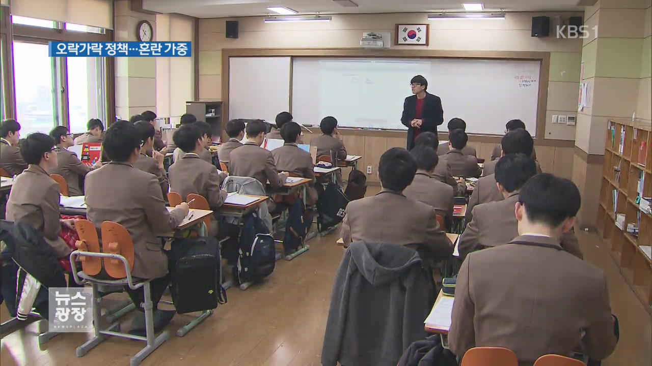 학년마다 다른 대학입시…오락가락 정책, 혼란 가중