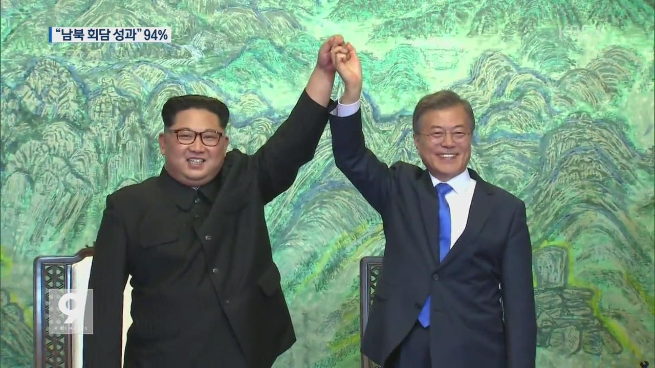 [여론조사①] 국민 94% “남북 정상회담 성과 있다”
