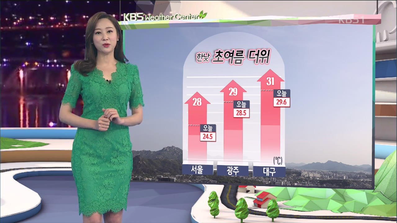 [날씨] 내일 오전까지 미세먼지↑, 한낮 30도 안팎 더위