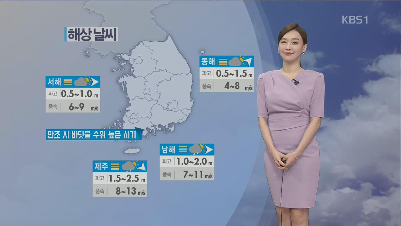 [날씨] 오늘도 초여름 더위…중부·경북 한때 소나기