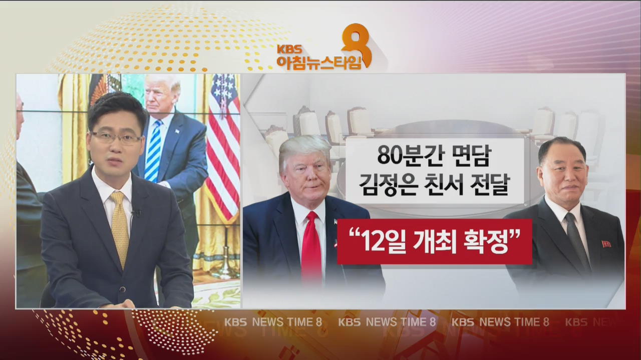 트럼프-김영철 면담…고위급 회담 논의 진전