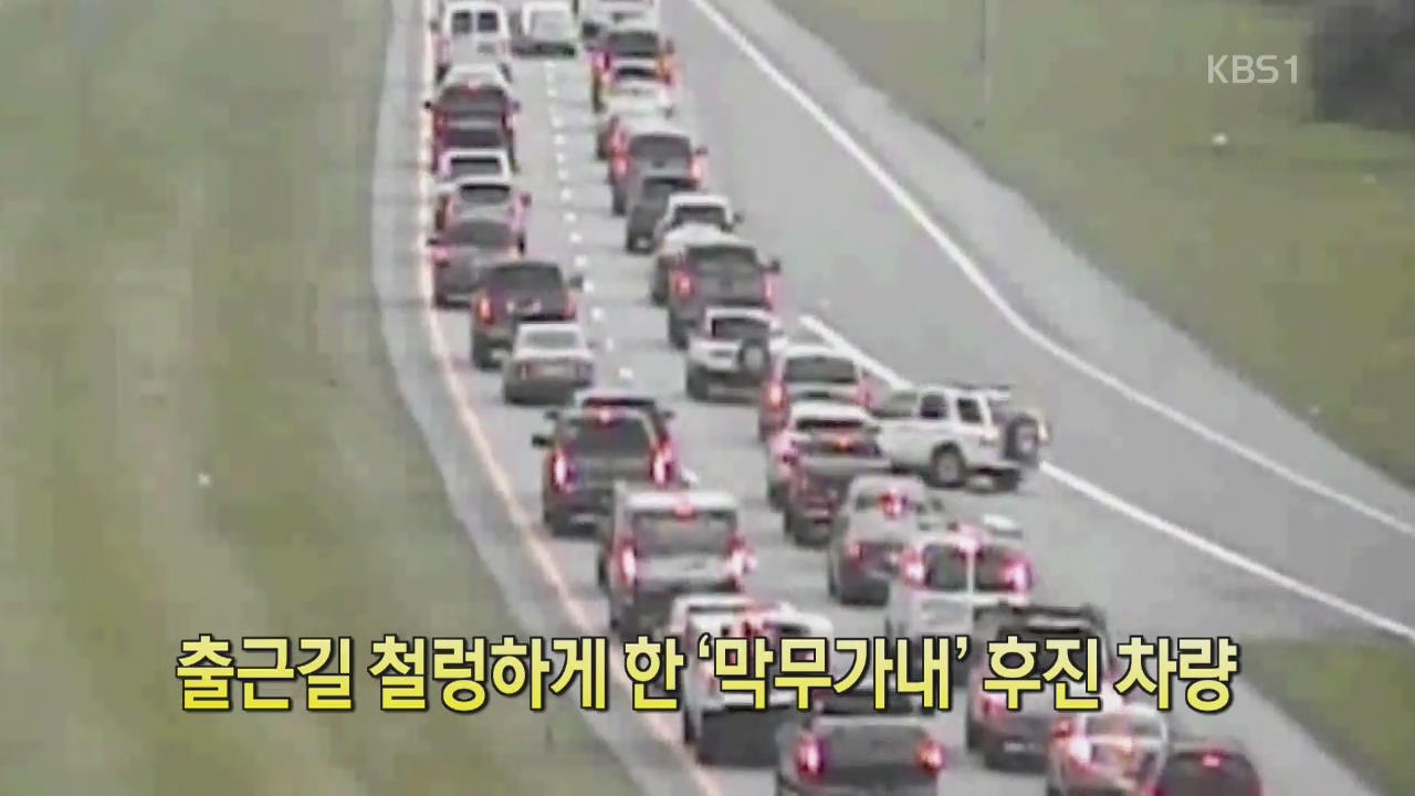 [디지털 광장] 출근길 철렁하게 한 ‘막무가내’ 후진 차량