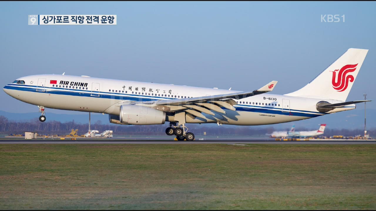 ‘평양발 싱가포르 직항’ 전격 운항…중국이 제공한 듯