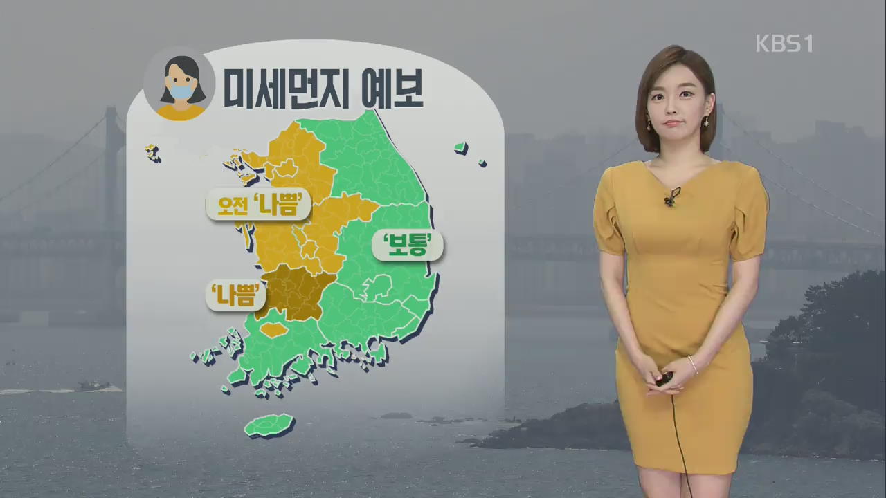 [날씨] 미세먼지 ‘주의’…서울 30도 등 한낮 더위