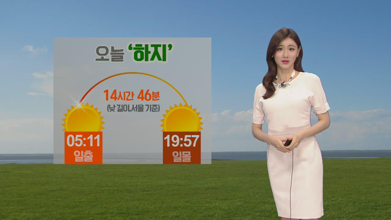 [날씨] 절기 ‘하지’…전국 낮 기온 30도 안팎까지 올라