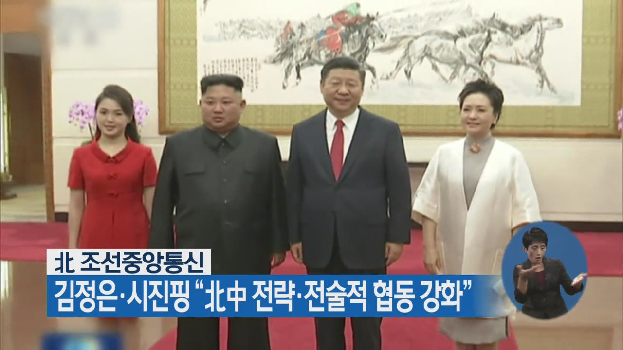 “김정은·시진핑, 北中 전략·전술적 협동 강화”