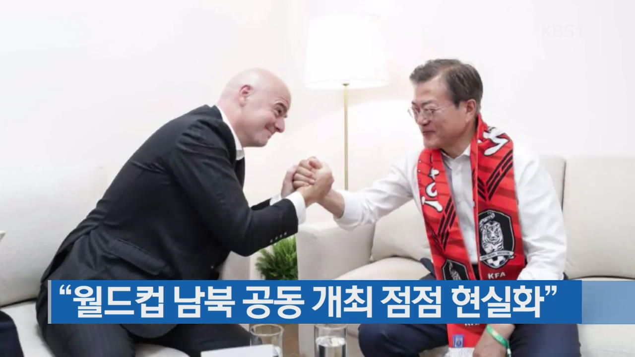 “월드컵 남북 공동 개최 점점 현실화”
