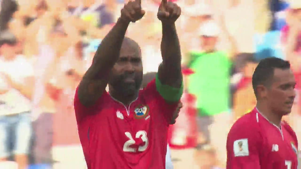 파나마, 월드컵 역사상 첫 골…뭉클한 감동