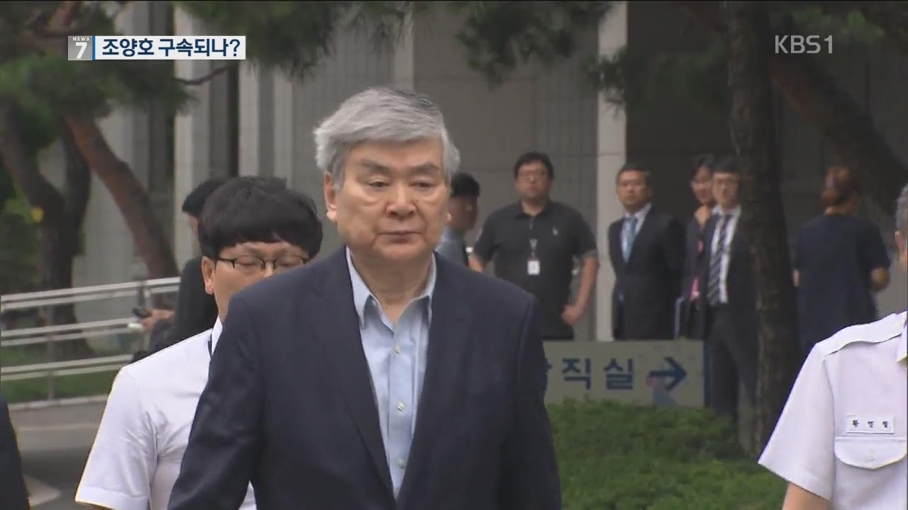 조양호 회장 구속되나?…영장실질심사 종료