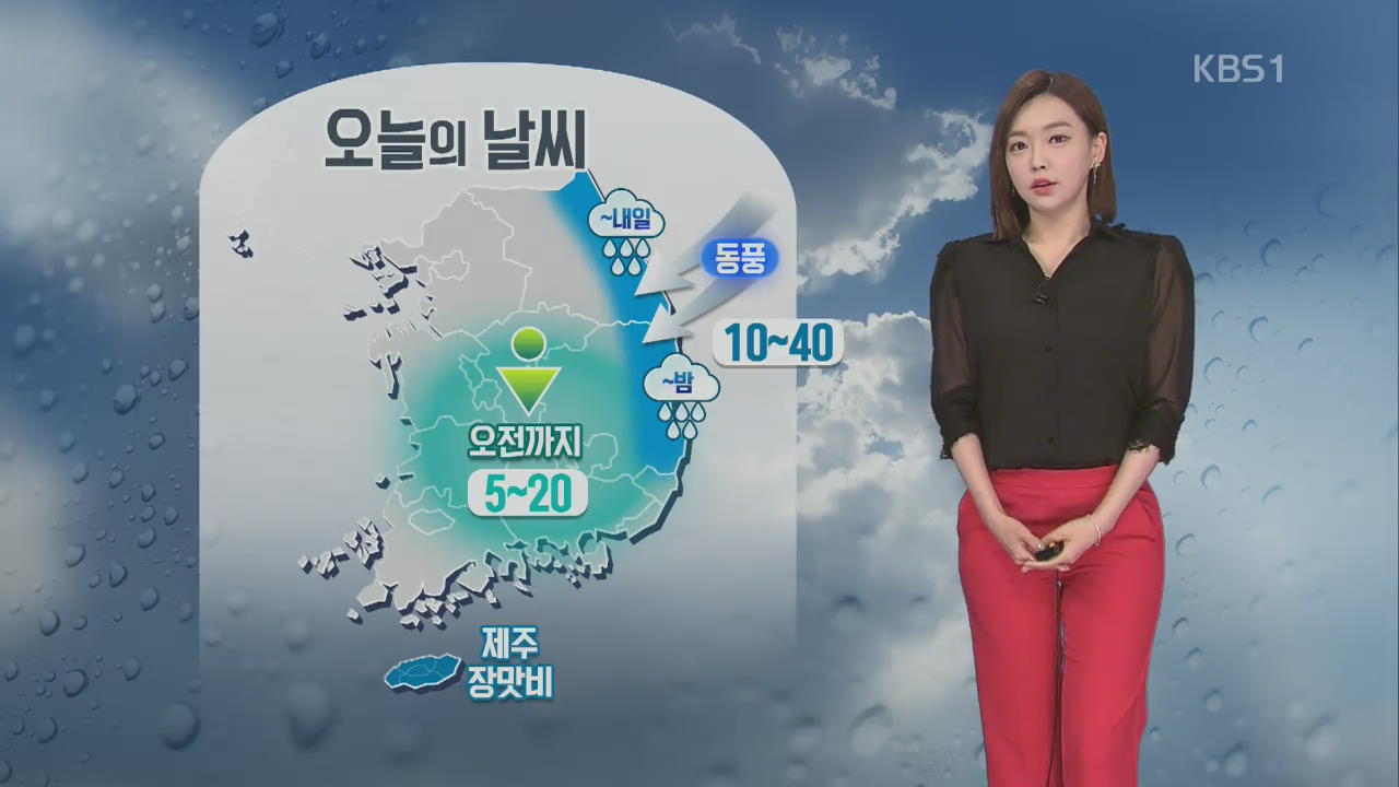 [날씨] 충청·남부 소나기…제주·동해안 비