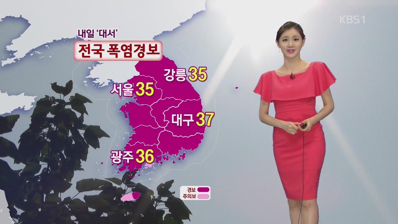 [날씨] 오늘 서울 38도 올해 최고 경신…내일 전국 폭염경보