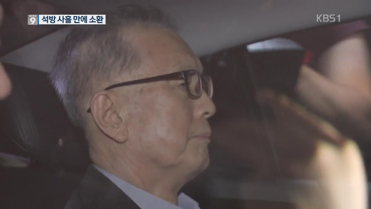 김기춘, 석방 사흘 만에 소환…靑-대법원 ‘재판 거래’ 의혹