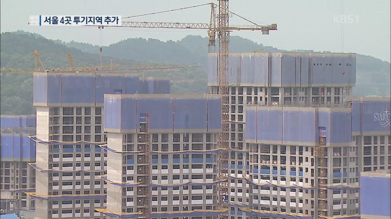 서울 4곳 투기지역 추가…수도권에 30만 호 신규 주택 공급