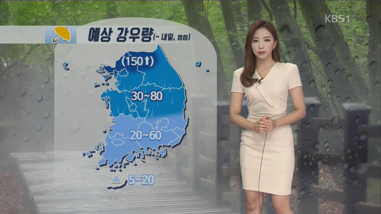 [날씨] 충청·경북 내륙 ‘집중 호우’…남부 오후에 소나기