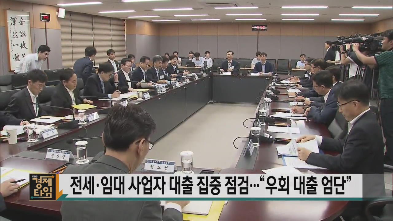 전세·임대 사업자 대출 집중 점검…“우회 대출 엄단”