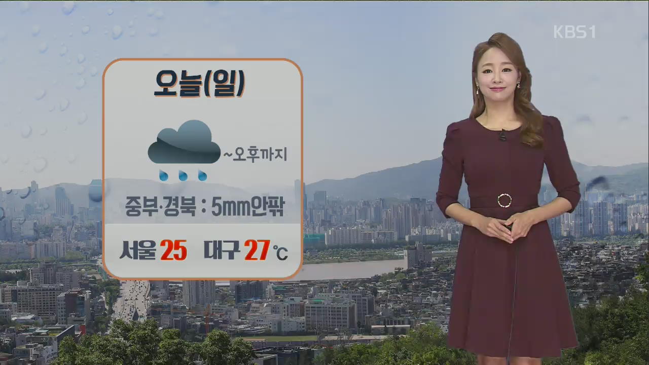 [날씨] 전국 흐림…중부·경북 오후까지 약한 비