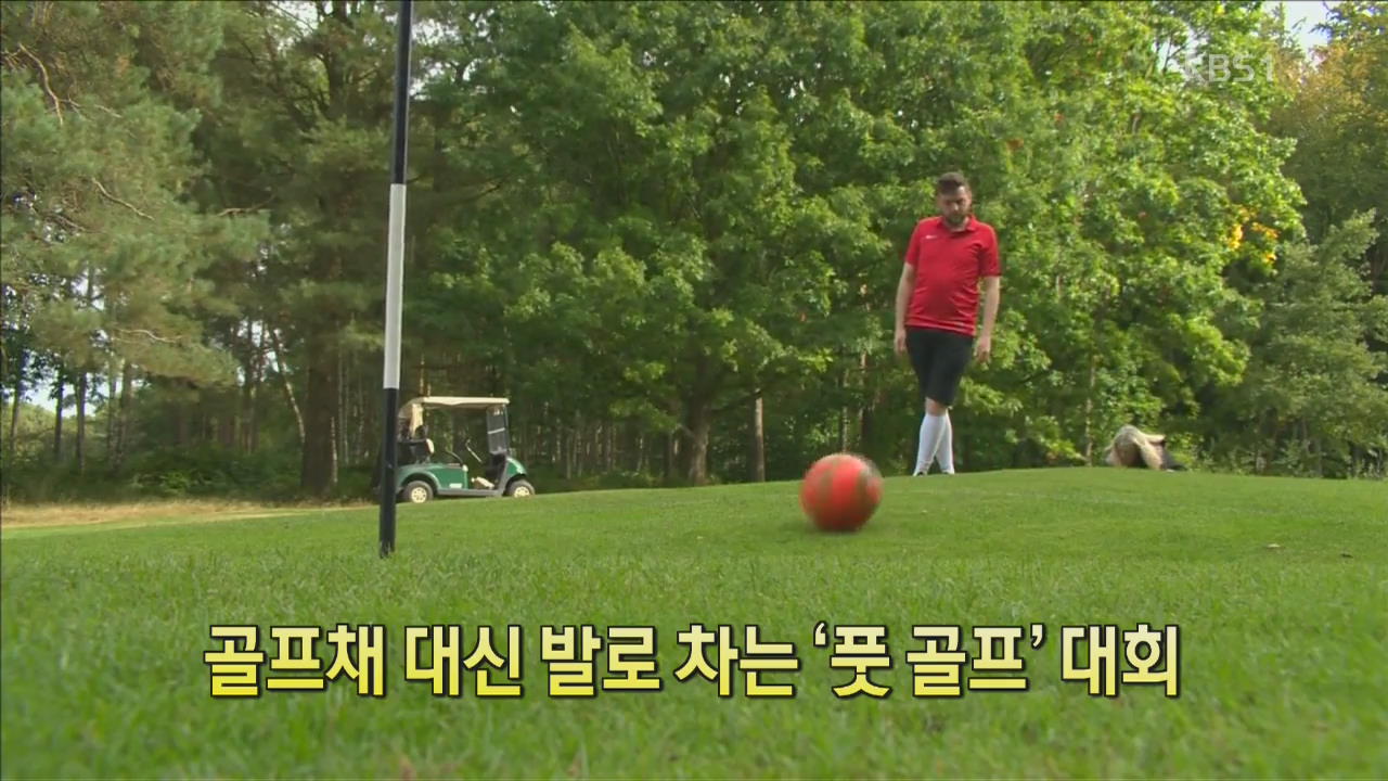 [디지털 광장] 골프채 대신 발로 차는 ‘풋 골프’ 대회