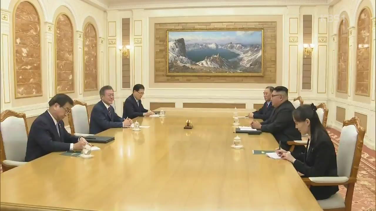 [영상] 김정은 위원장 “조미 상봉은 문 대통령 노력 덕분”