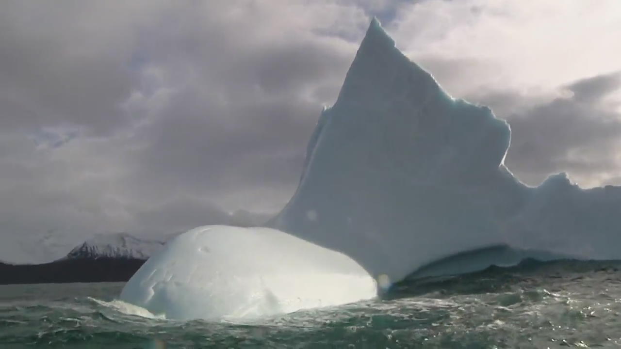 떠다니는 아이슬란드 빙산, 선박 위협