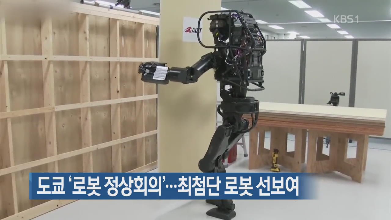 [지금 세계는] 도쿄 ‘로봇 정상회의’…최첨단 로봇 선보여