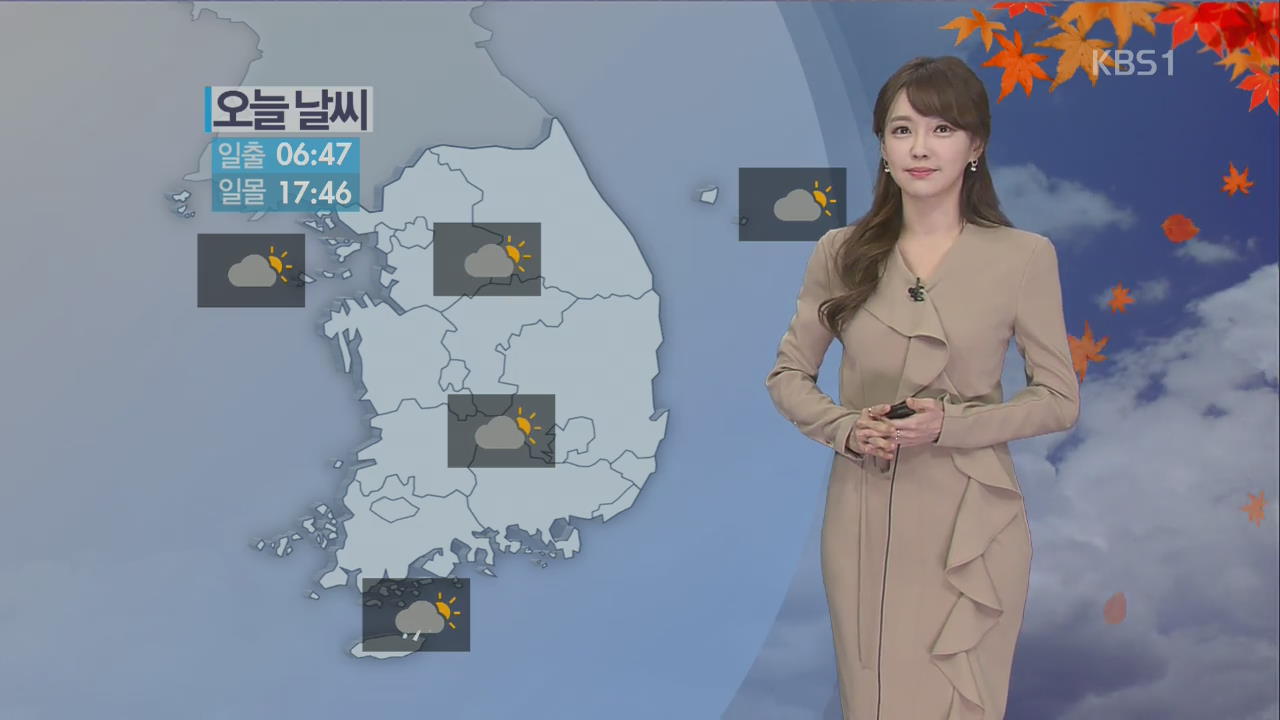[날씨] 전국 구름 많음…경기남부·충북 미세먼지 ‘나쁨’