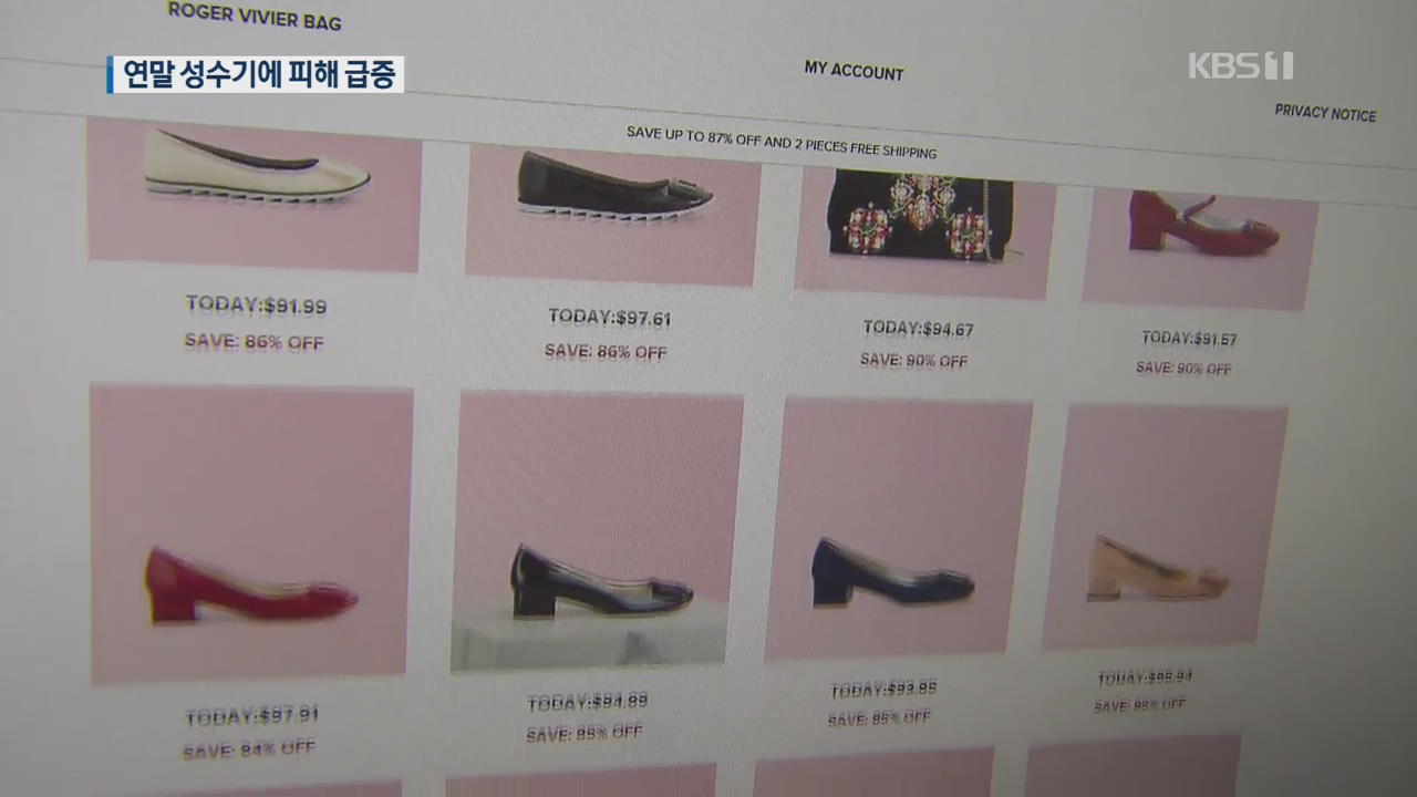“해외 직구 90% 할인” 믿었다가…가짜 사이트 주의