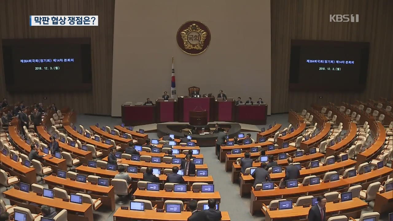 예산안 협상 난항…‘연동형 비례제’ 연계도 변수